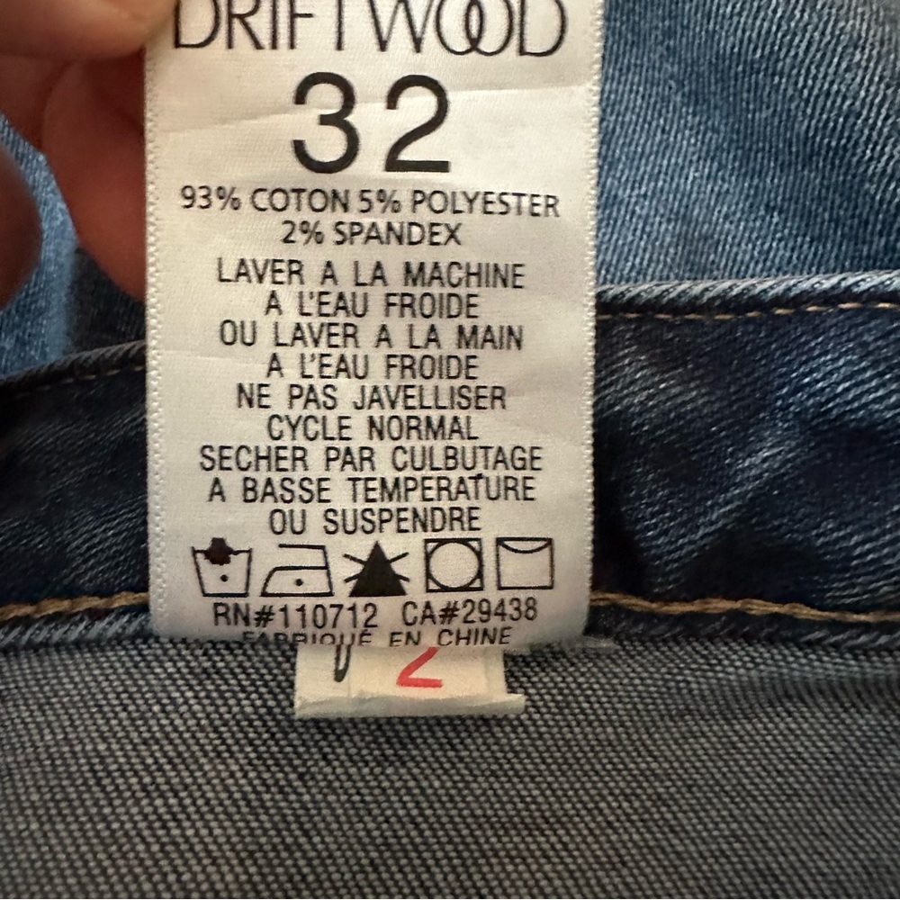 DRIFTWOOD Women’s 32 Farrah Flare Jeans Medium Dark Wash - Picture 6 of 6